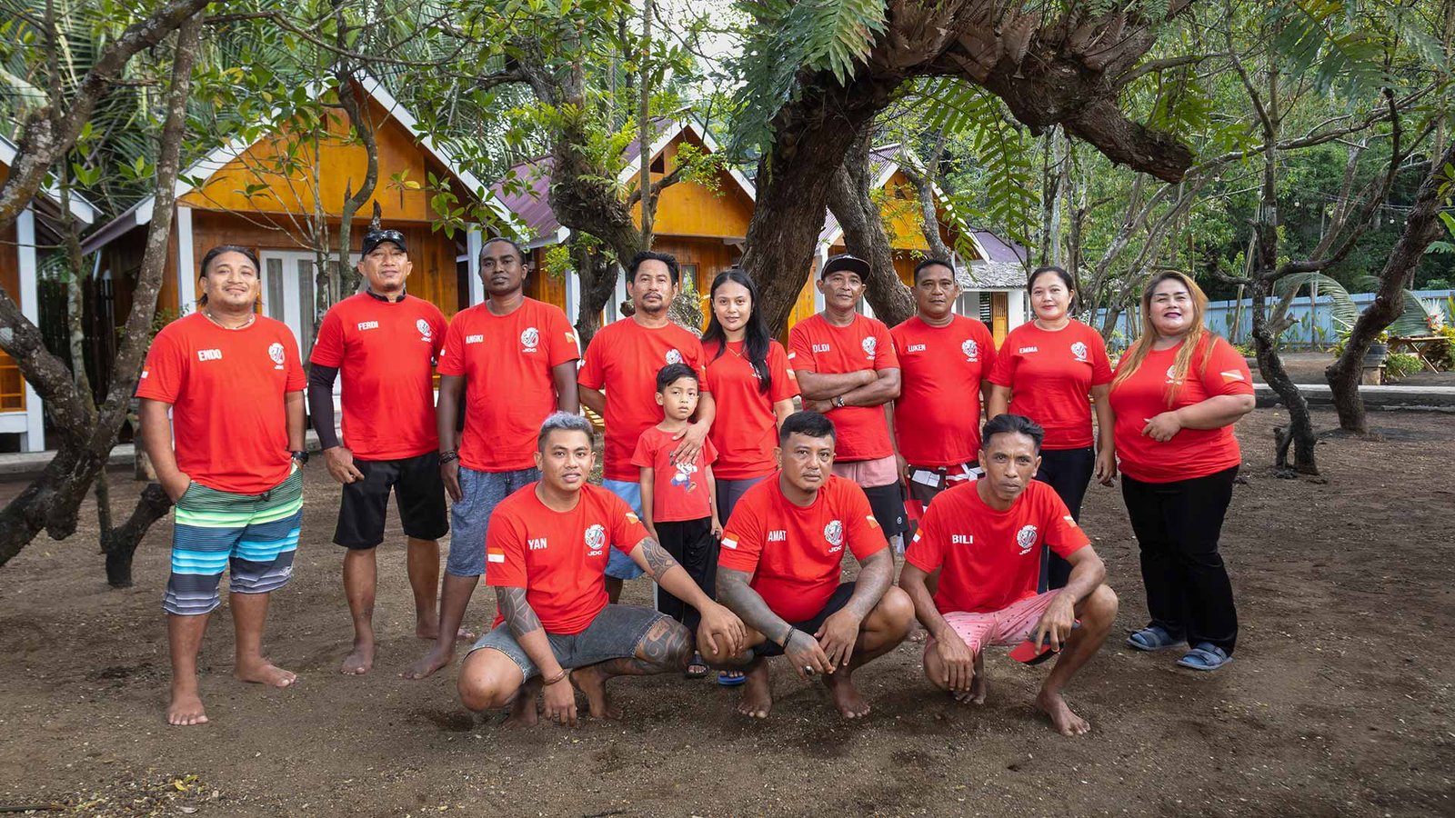 The Team - Joe Diving & Resort, Lembeh